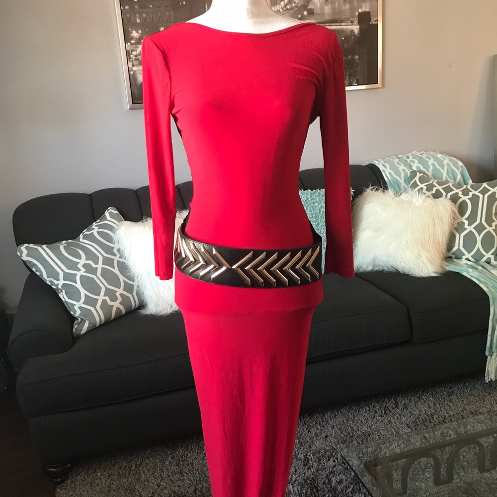 Special occasion red dress
